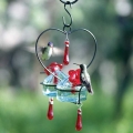 Parasol Bouquet Deluxe Heart Hummingbird Feeder (7 oz)